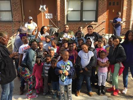 DLOW Visits with Baltimore residents at BCHD Violence Prevention Event